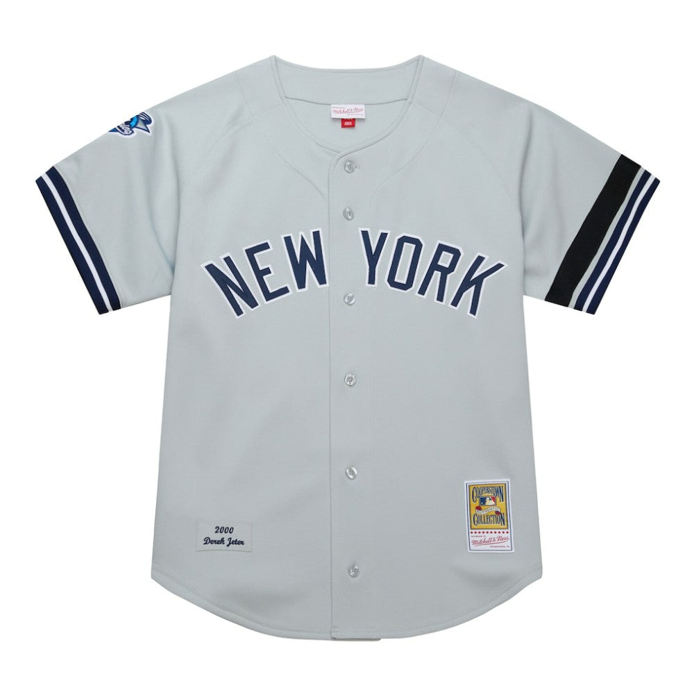 MLB Derek Jeter New York Yankees Mitchell & Ness Cooperstown Collection 2000 World Series Authentic Jersey