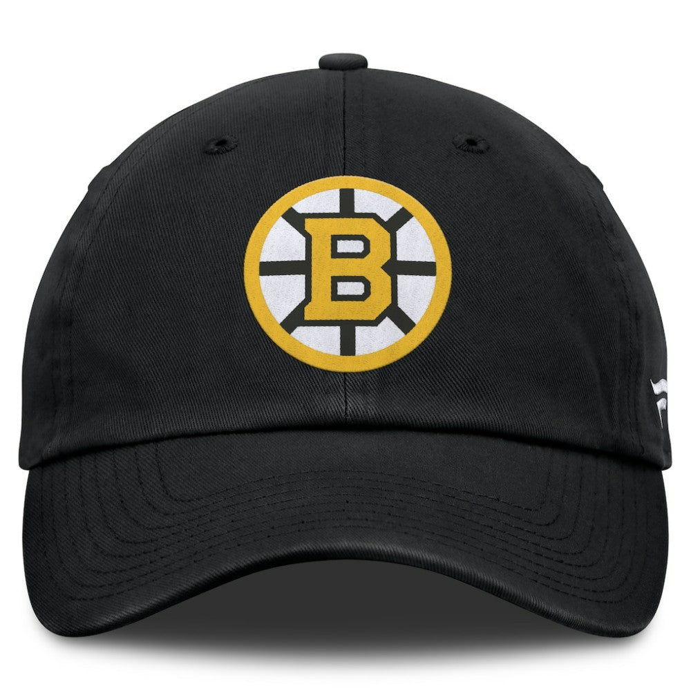 NHL Black Boston Bruins Fanatics Primary Logo Adjustable Hat