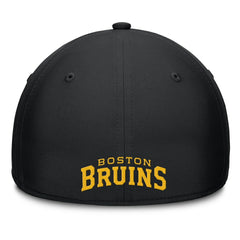 NHL Black Boston Bruins Fanatics Primary Logo Flex Hat