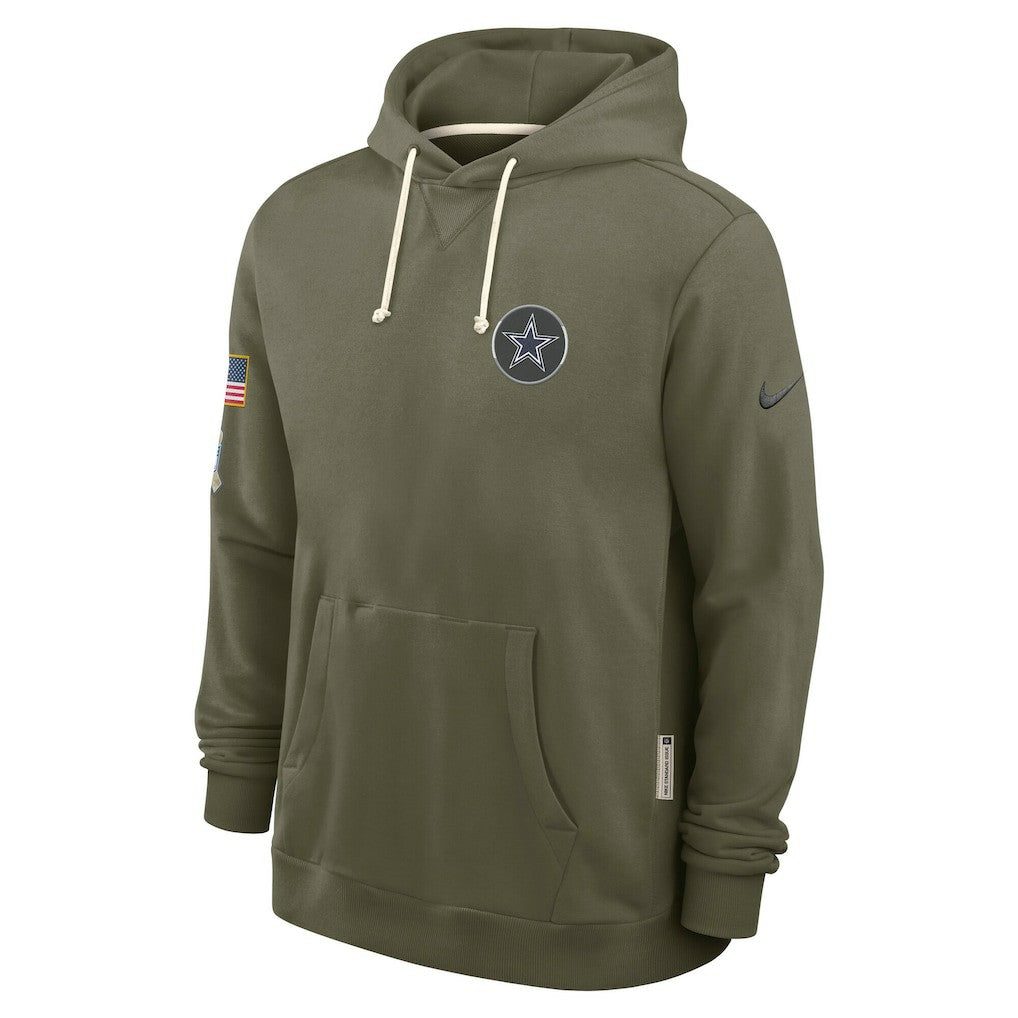 2025 Salute to Service Sideline Standard Issue Dri-FIT Hoodie - Dallas Cowboys