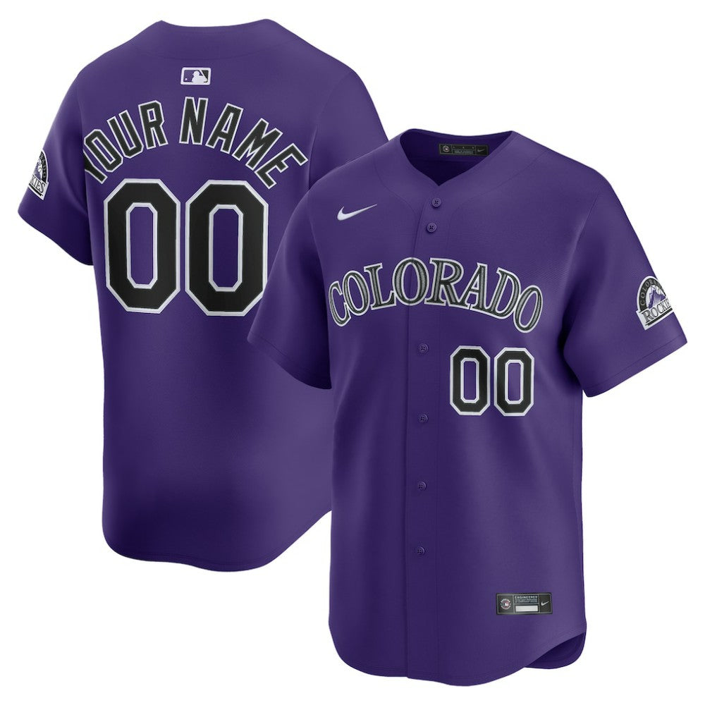 MLB Colorado Rockies Nike Alternate Limited Custom Jersey