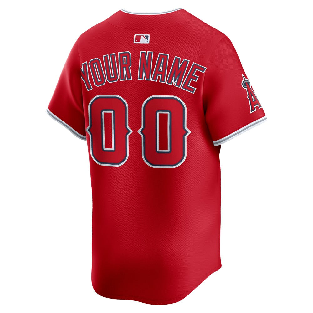 MLB Los Angeles Angels Nike Alternate Limited Custom Jersey