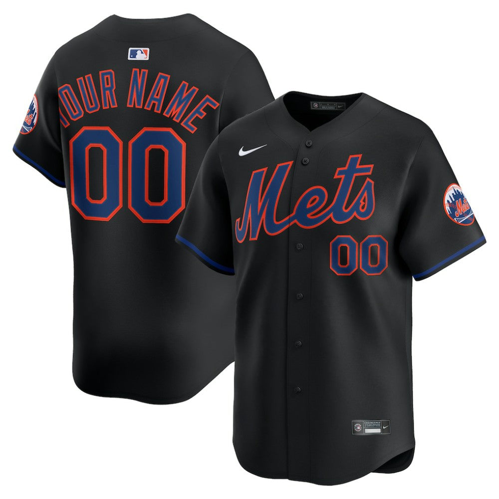 MLB New York Mets Nike Alternate Limited Custom Jersey