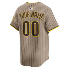 MLB San Diego Padres Nike Alternate Limited Custom Jersey