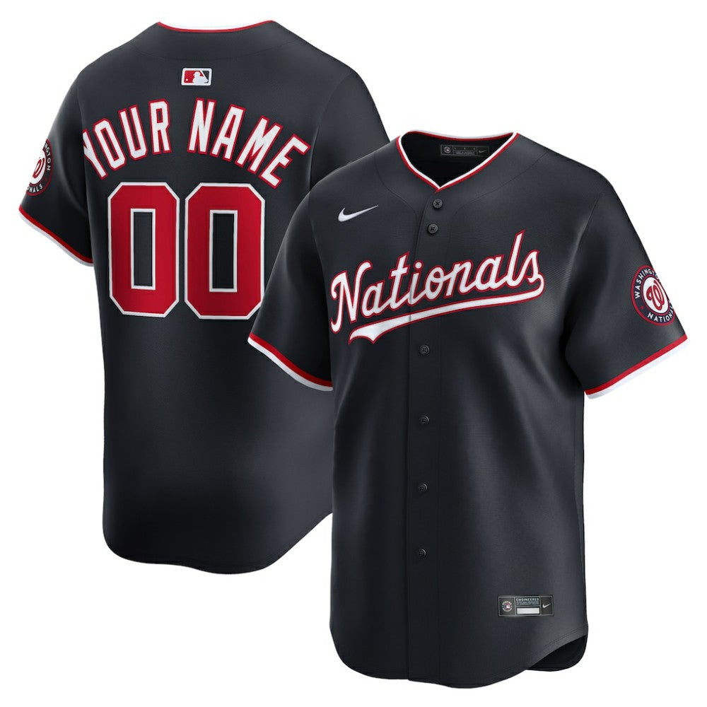 MLB Washington Nationals Nike Alternate Limited Custom Jersey