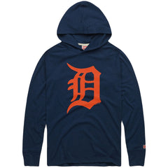 MLB Detroit Tigers Homage Lightweight Raglan Tri-Blend Pullover Hoodie