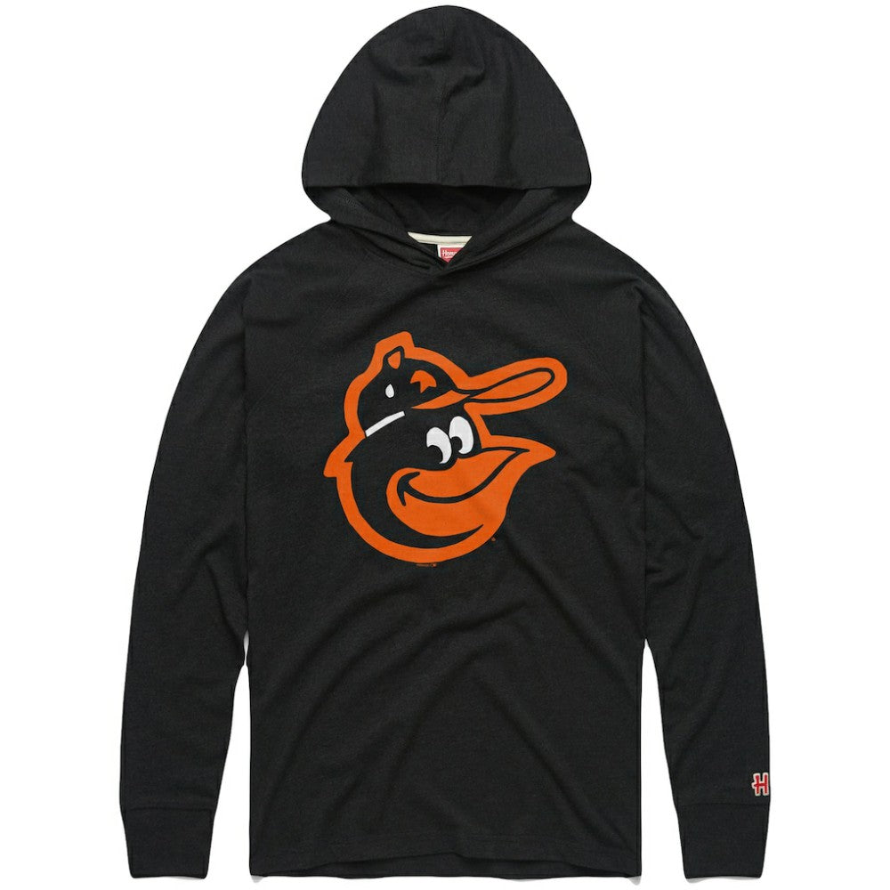 MLB Baltimore Orioles Homage Lightweight Raglan Tri-Blend Pullover Hoodie
