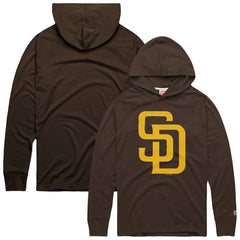 MLB San Diego Padres Homage Lightweight Raglan Tri-Blend Pullover Hoodie