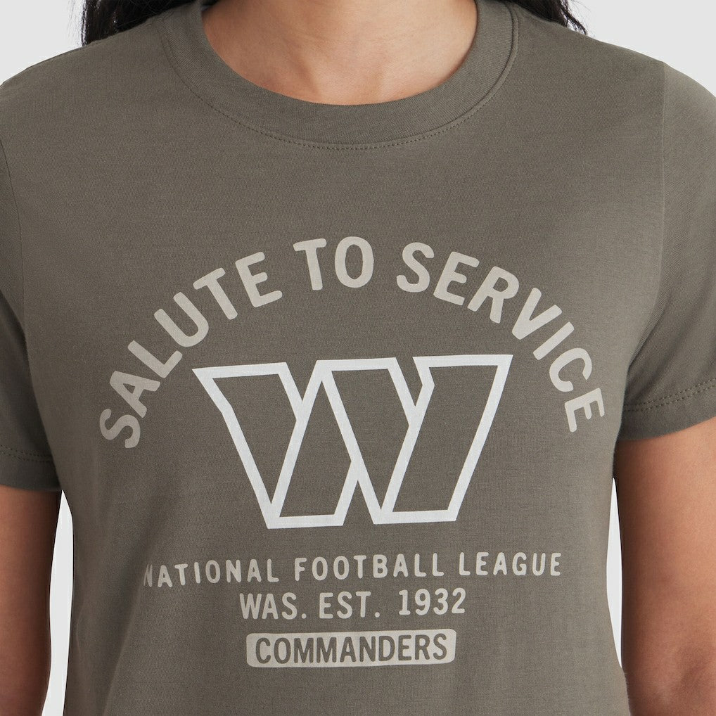 Women's 2025 Salute to Service Sideline T-Shirt - Washington Commanders