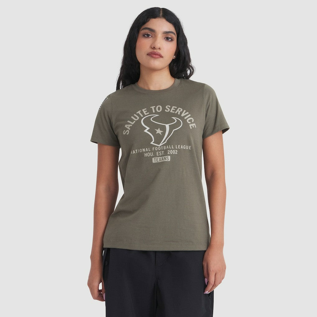 Women's 2025 Salute to Service Sideline T-Shirt - Houston Texans
