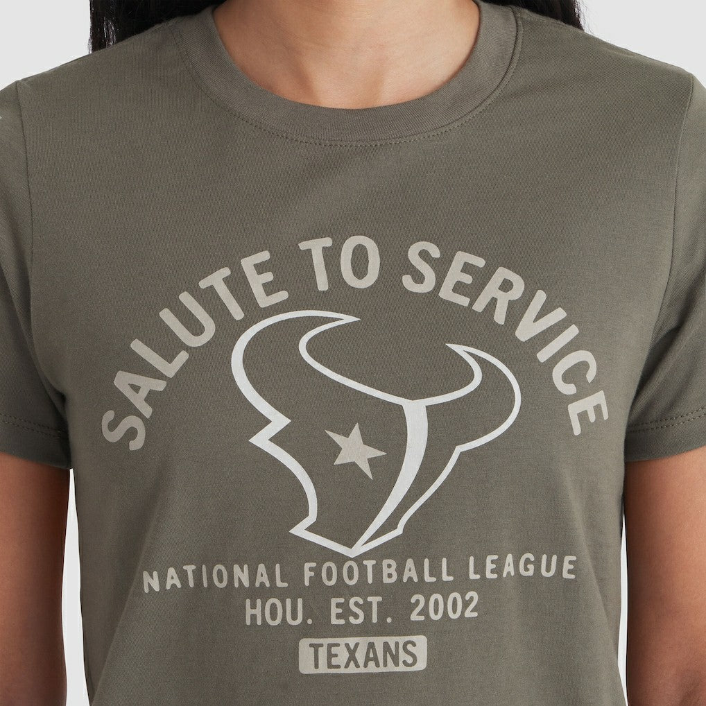 Women's 2025 Salute to Service Sideline T-Shirt - Houston Texans