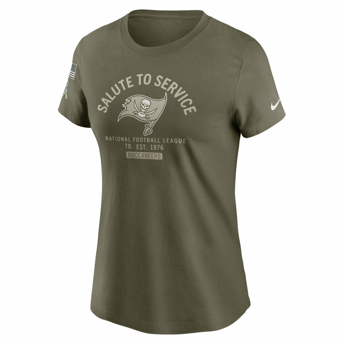 Women's 2025 Salute to Service Sideline T-Shirt - Tampa Bay Buccaneers