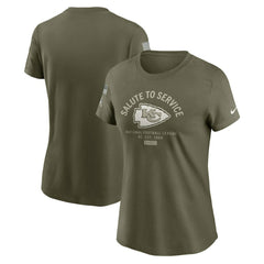 Women's 2025 Salute to Service Sideline T-Shirt - Kansas City Chiefs