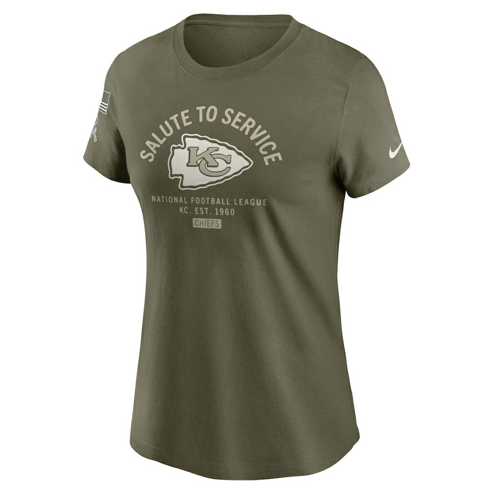 Women's 2025 Salute to Service Sideline T-Shirt - Kansas City Chiefs