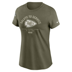 Women's 2025 Salute to Service Sideline T-Shirt - Kansas City Chiefs