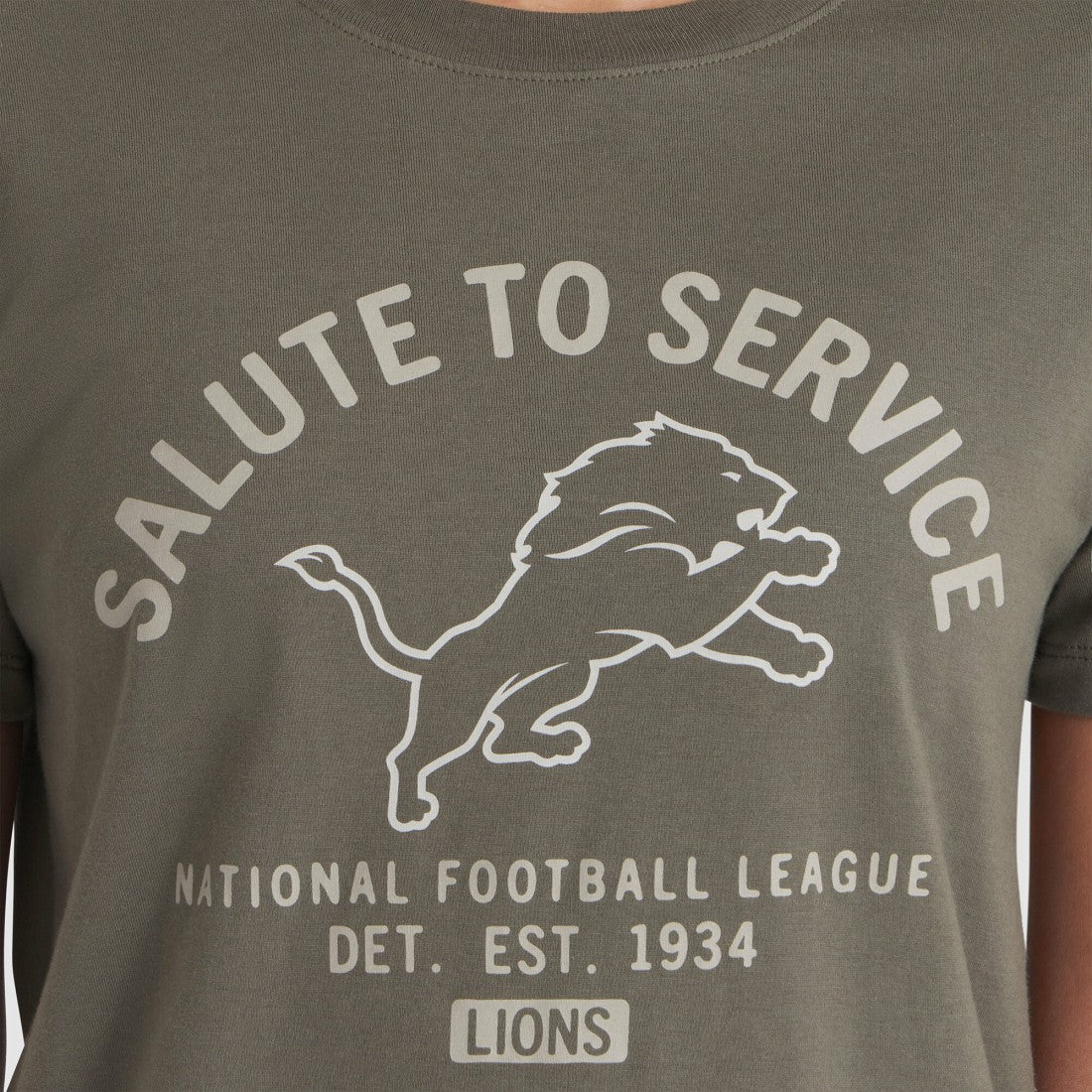 Women's 2025 Salute to Service Sideline T-Shirt - Detroit Lions