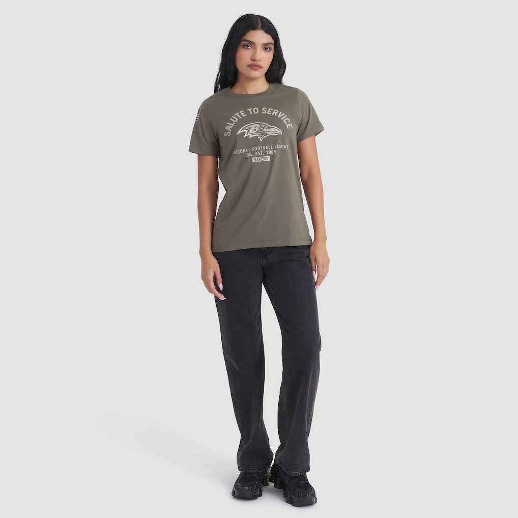 Women's 2025 Salute to Service Sideline T-Shirt - Baltimore Ravens
