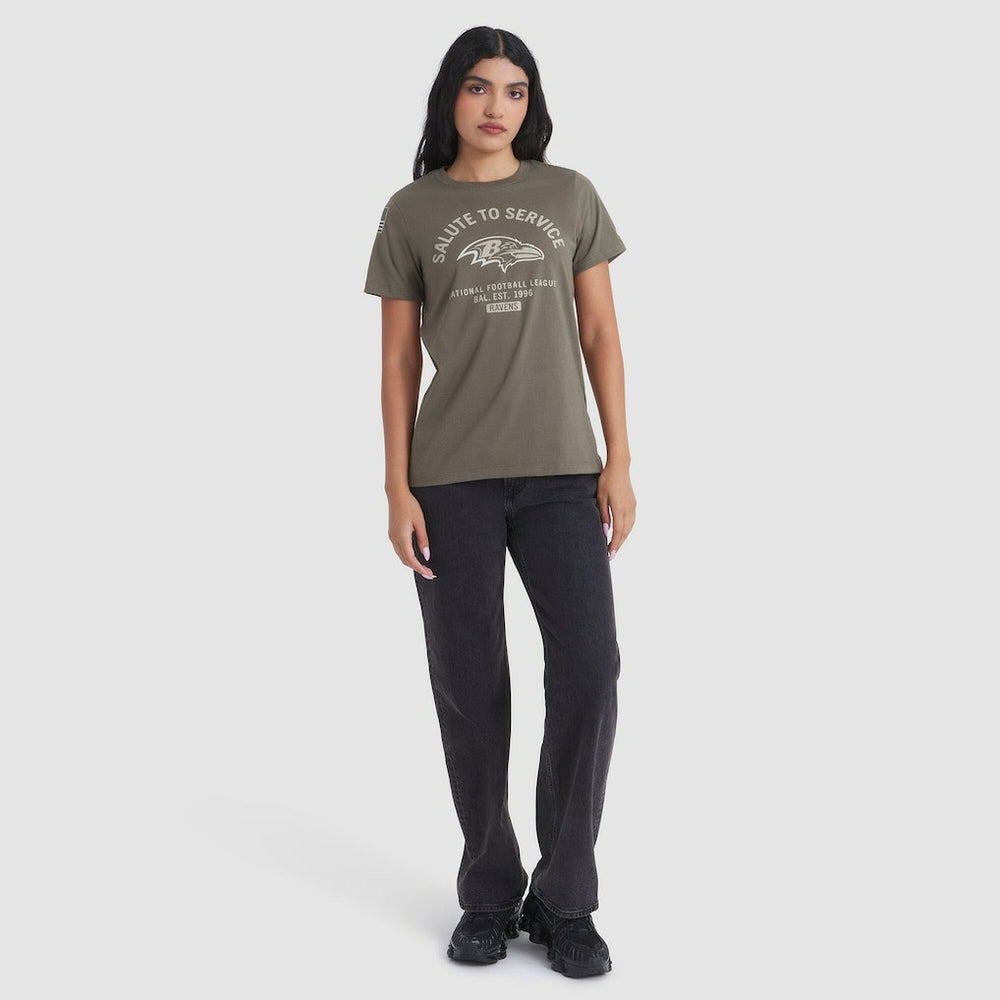 Women's 2025 Salute to Service Sideline T-Shirt - Baltimore Ravens