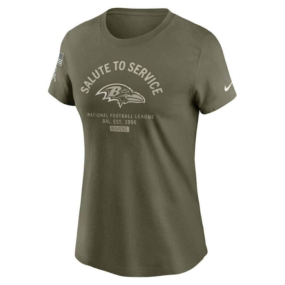 Women's 2025 Salute to Service Sideline T-Shirt - Baltimore Ravens