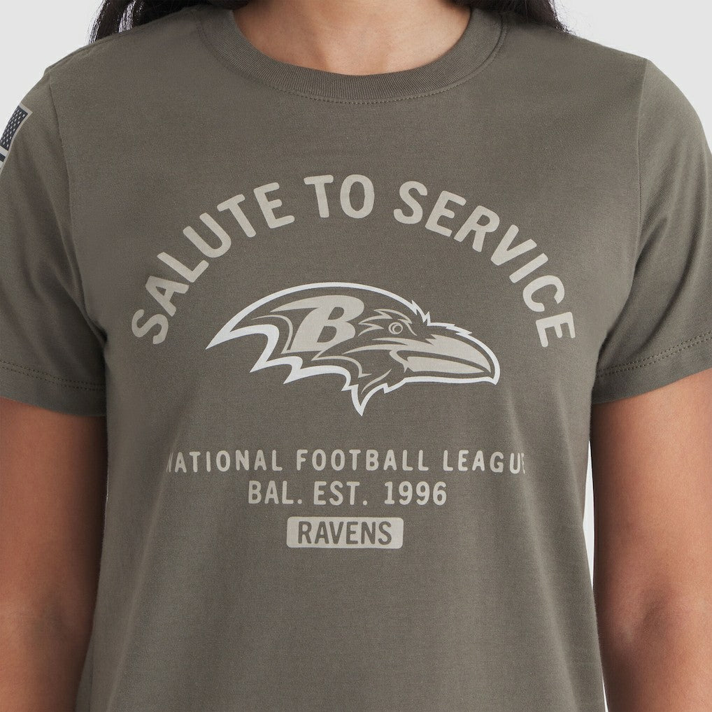 Women's 2025 Salute to Service Sideline T-Shirt - Baltimore Ravens