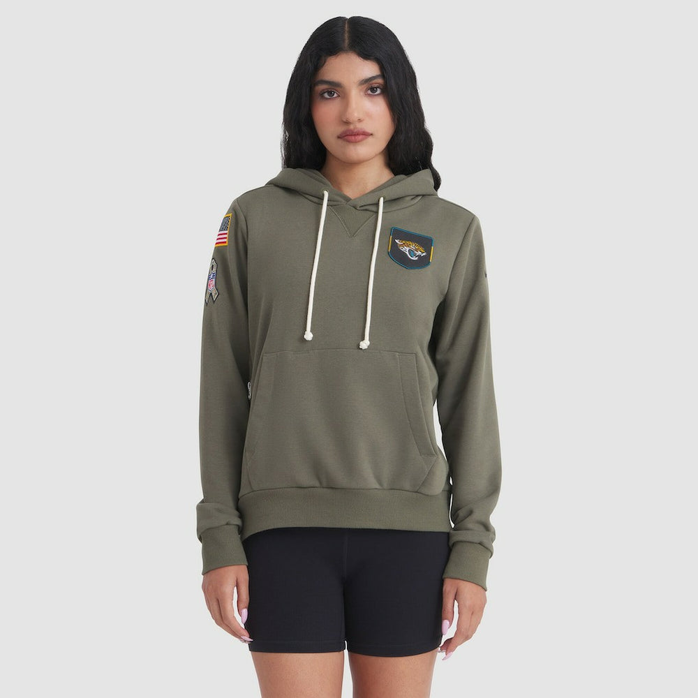 Women's 2025 Salute to Service Sideline Standard Issue Dri-FIT Hoodie - Jacksonville Jaguars