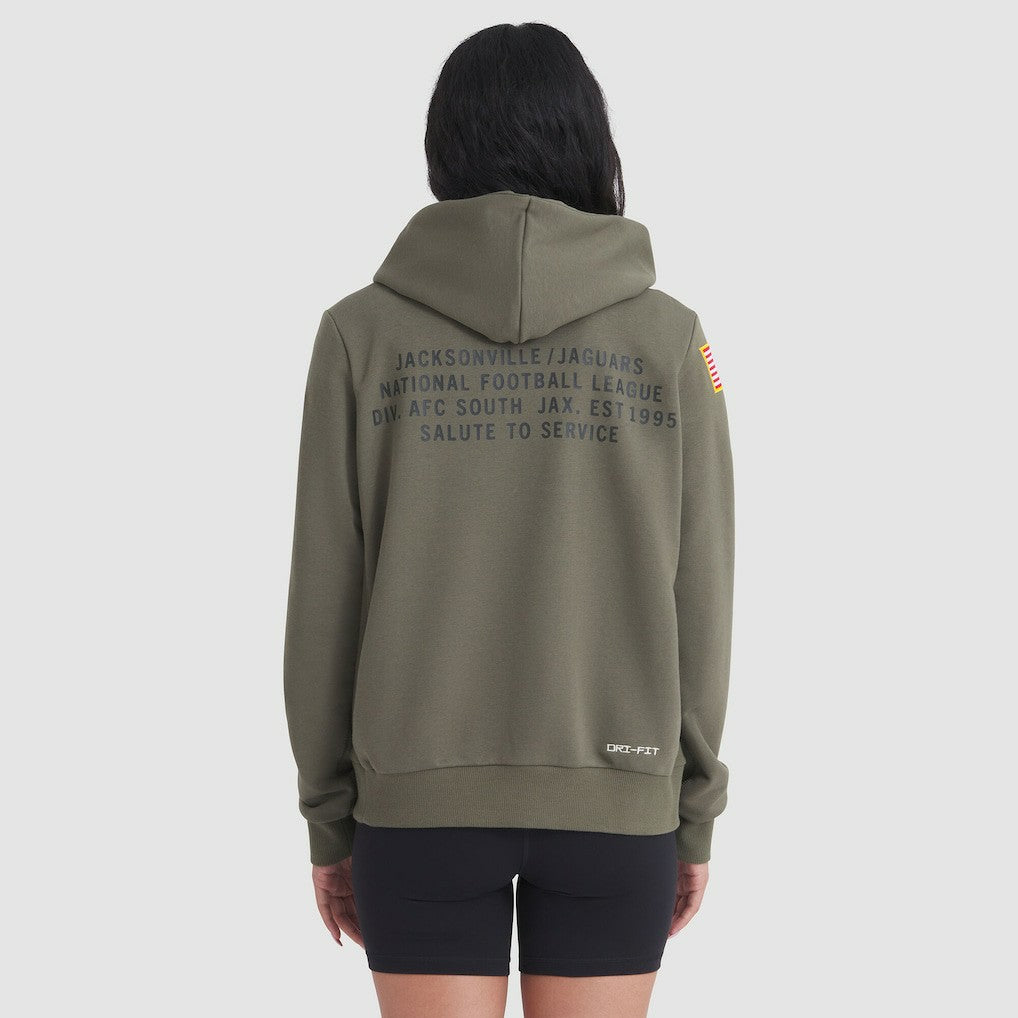 Women's 2025 Salute to Service Sideline Standard Issue Dri-FIT Hoodie - Jacksonville Jaguars