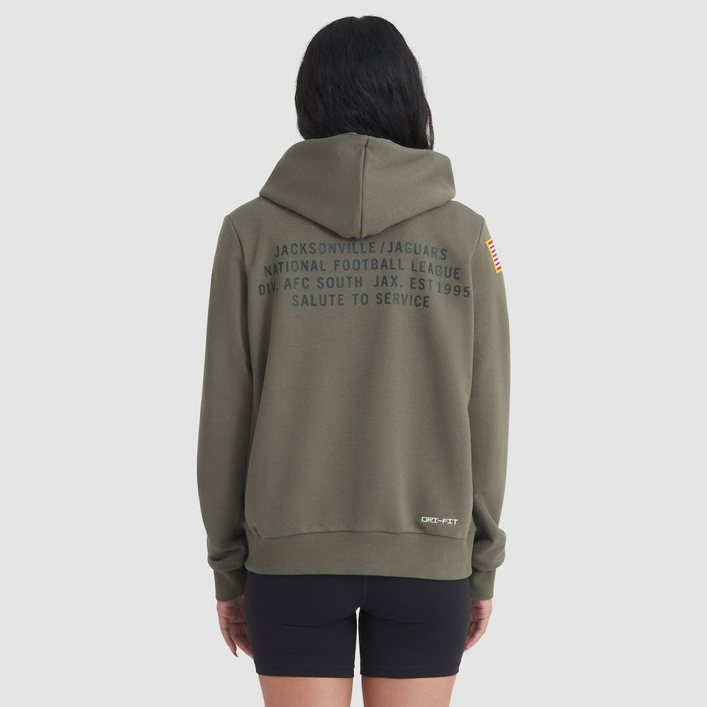 Women's 2025 Salute to Service Sideline Standard Issue Dri-FIT Hoodie - Jacksonville Jaguars