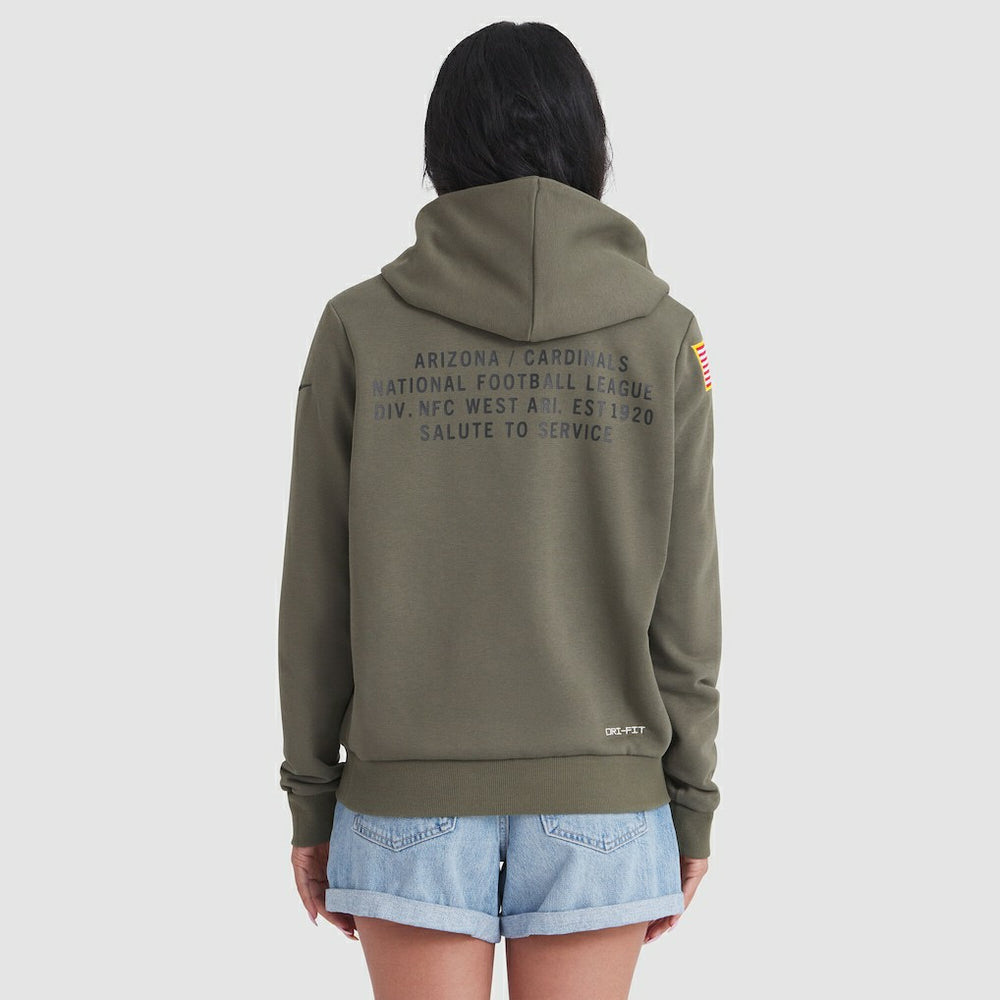 Women's 2025 Salute to Service Sideline Standard Issue Dri-FIT Hoodie - Arizona Cardinals