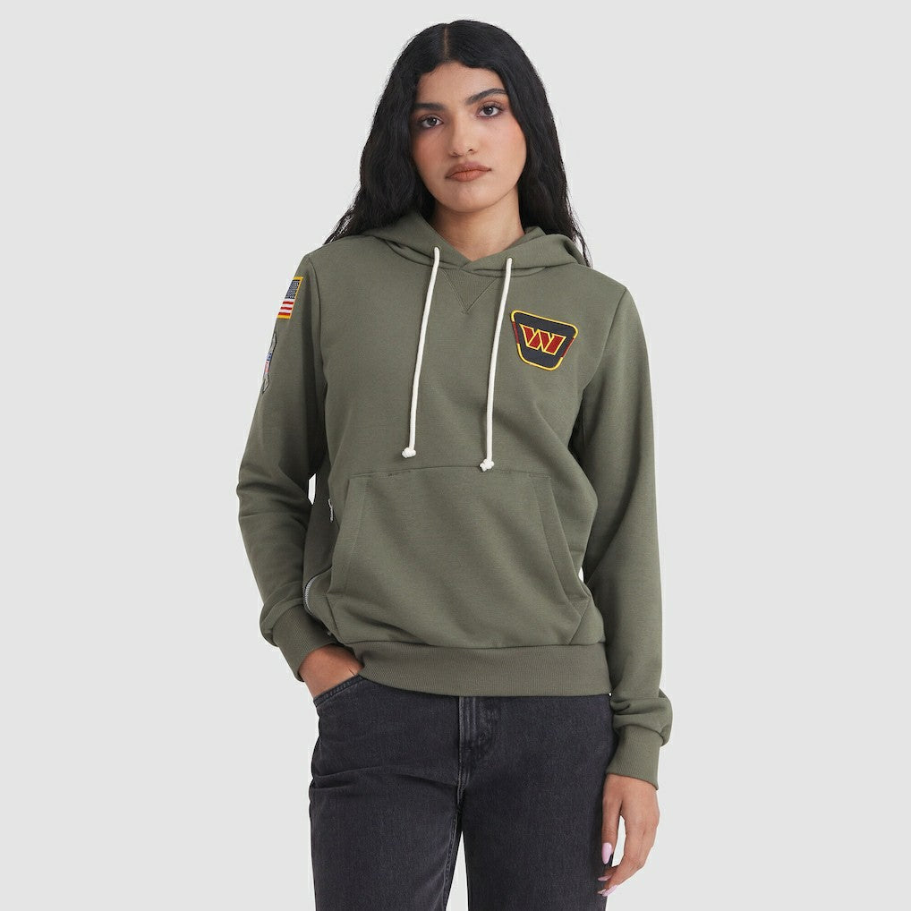 Women's 2025 Salute to Service Sideline Standard Issue Dri-FIT Hoodie - Washington Commanders