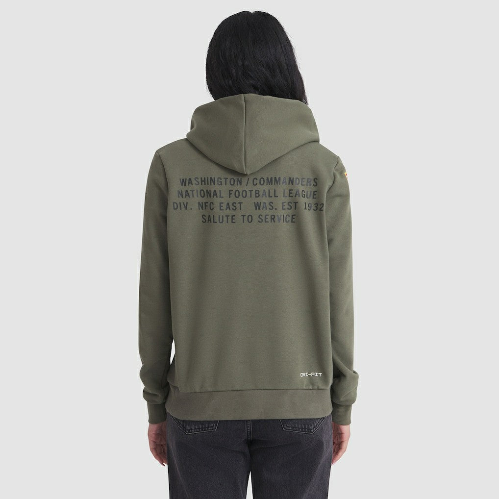 Women's 2025 Salute to Service Sideline Standard Issue Dri-FIT Hoodie - Washington Commanders
