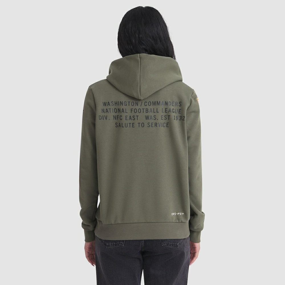 Women's 2025 Salute to Service Sideline Standard Issue Dri-FIT Hoodie - Washington Commanders