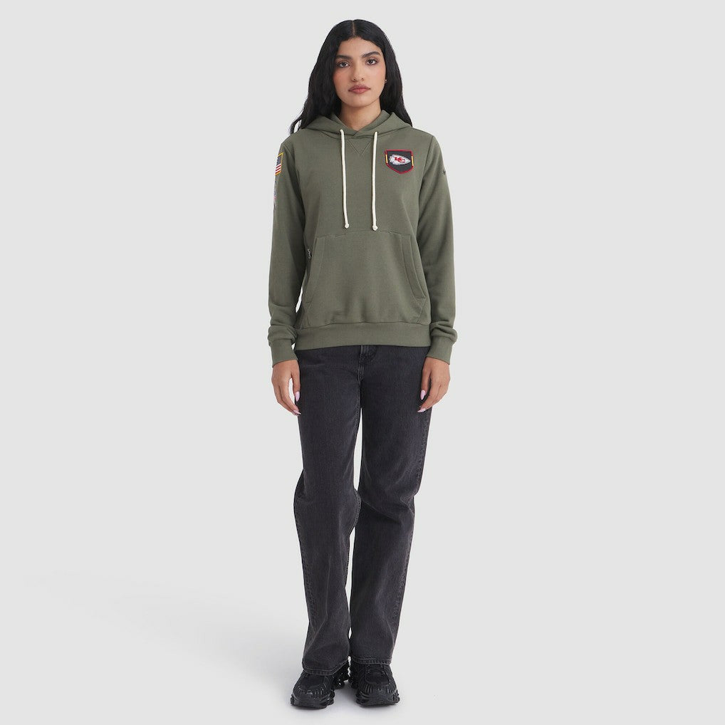 Women's 2025 Salute to Service Sideline Standard Issue Dri-FIT Hoodie - Kansas City Chiefs