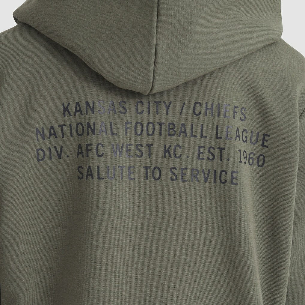 Women's 2025 Salute to Service Sideline Standard Issue Dri-FIT Hoodie - Kansas City Chiefs