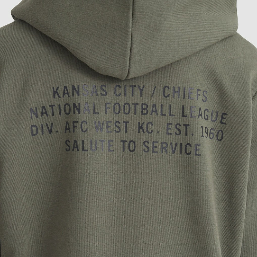 Women's 2025 Salute to Service Sideline Standard Issue Dri-FIT Hoodie - Kansas City Chiefs