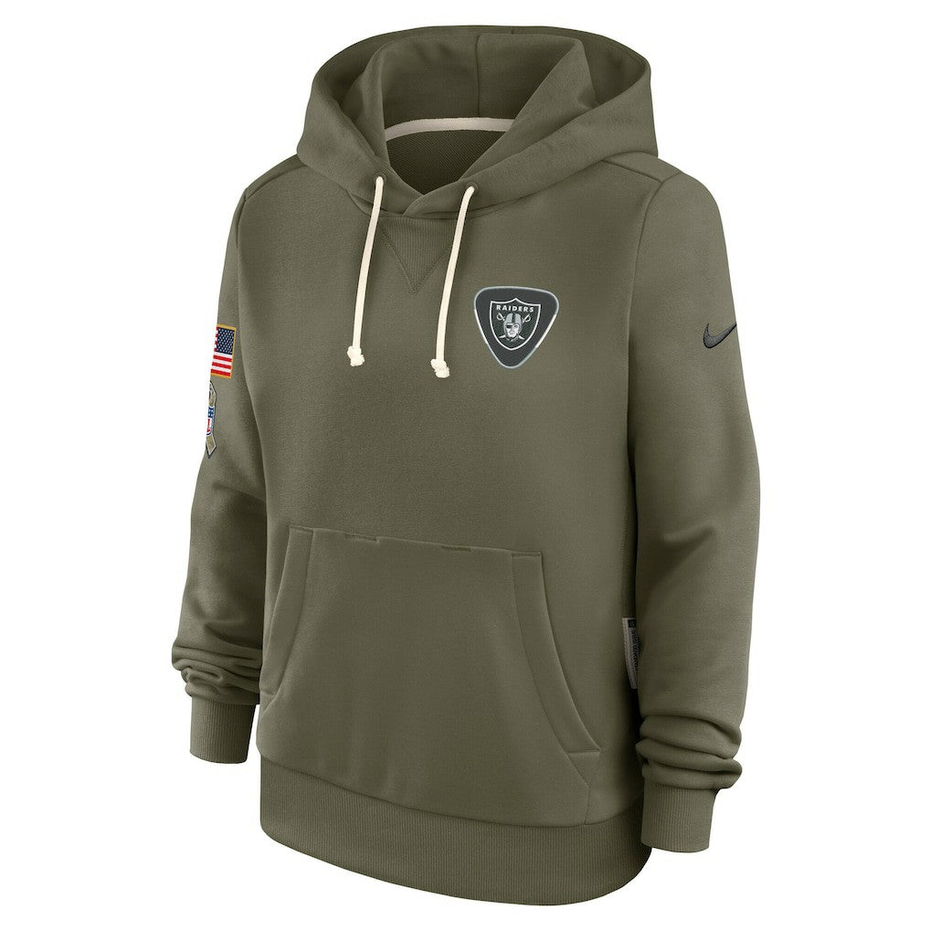Women's 2025 Salute to Service Sideline Standard Issue Dri-FIT Hoodie - Las Vegas Raiders