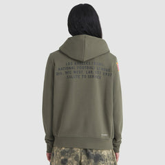 Women's 2025 Salute to Service Sideline Standard Issue Dri-FIT Hoodie - Los Angeles Rams