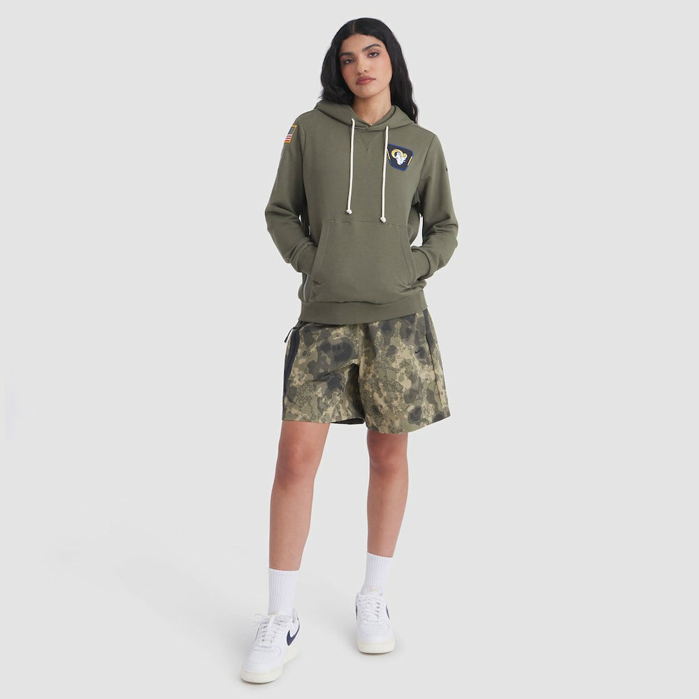 Women's 2025 Salute to Service Sideline Standard Issue Dri-FIT Hoodie - Los Angeles Rams