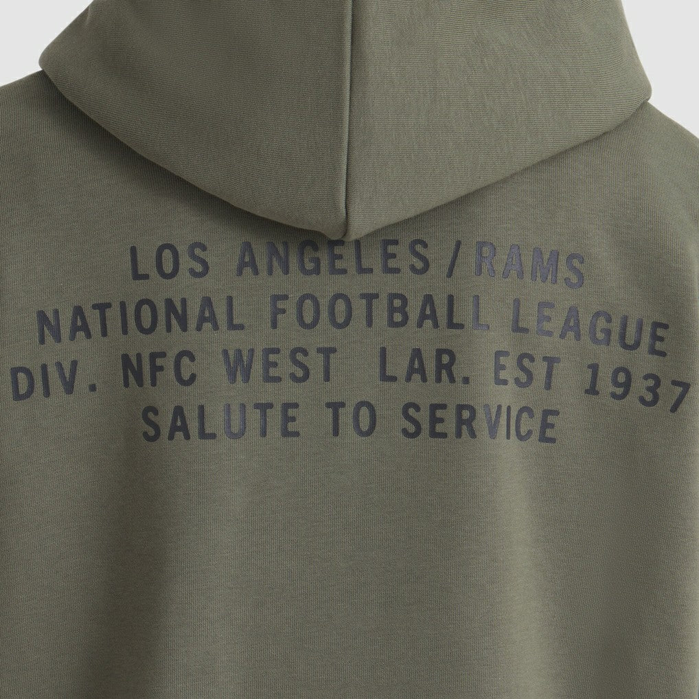 Women's 2025 Salute to Service Sideline Standard Issue Dri-FIT Hoodie - Los Angeles Rams