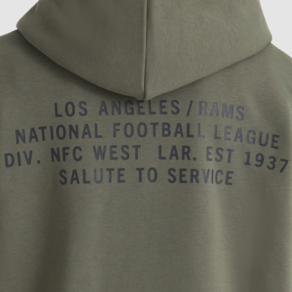Women's 2025 Salute to Service Sideline Standard Issue Dri-FIT Hoodie - Los Angeles Rams