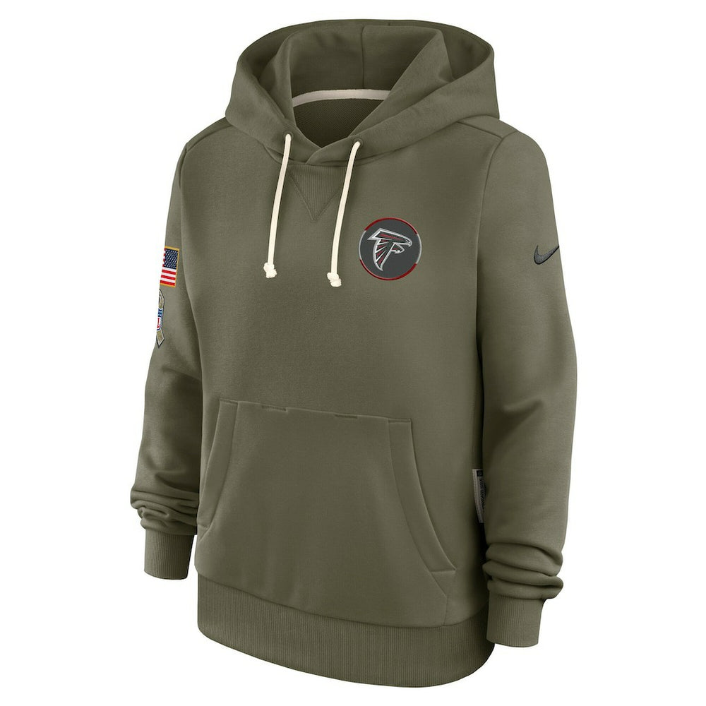 Women's 2025 Salute to Service Sideline Standard Issue Dri-FIT Hoodie - Atlanta Falcons