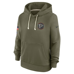 Women's 2025 Salute to Service Sideline Standard Issue Dri-FIT Hoodie - Atlanta Falcons