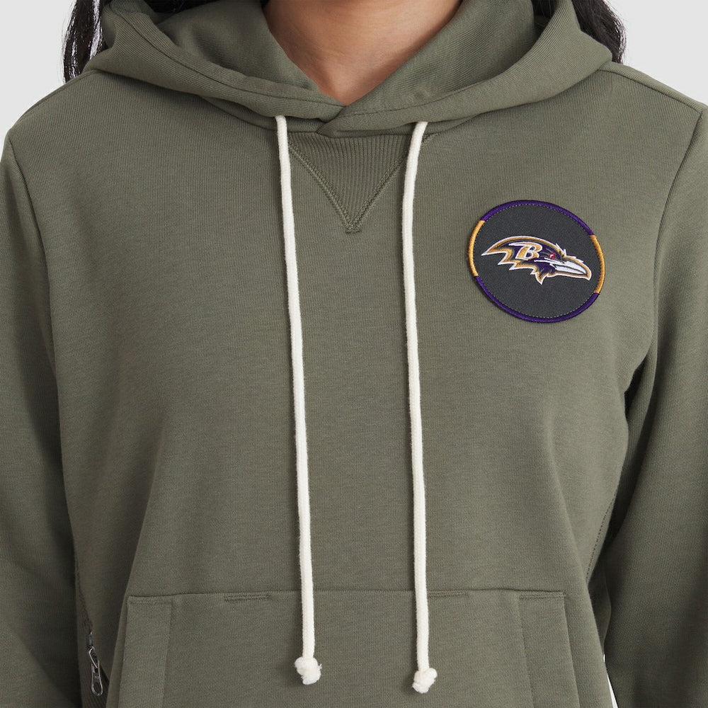 Women's 2025 Salute to Service Sideline Standard Issue Dri-FIT Hoodie - Baltimore Ravens
