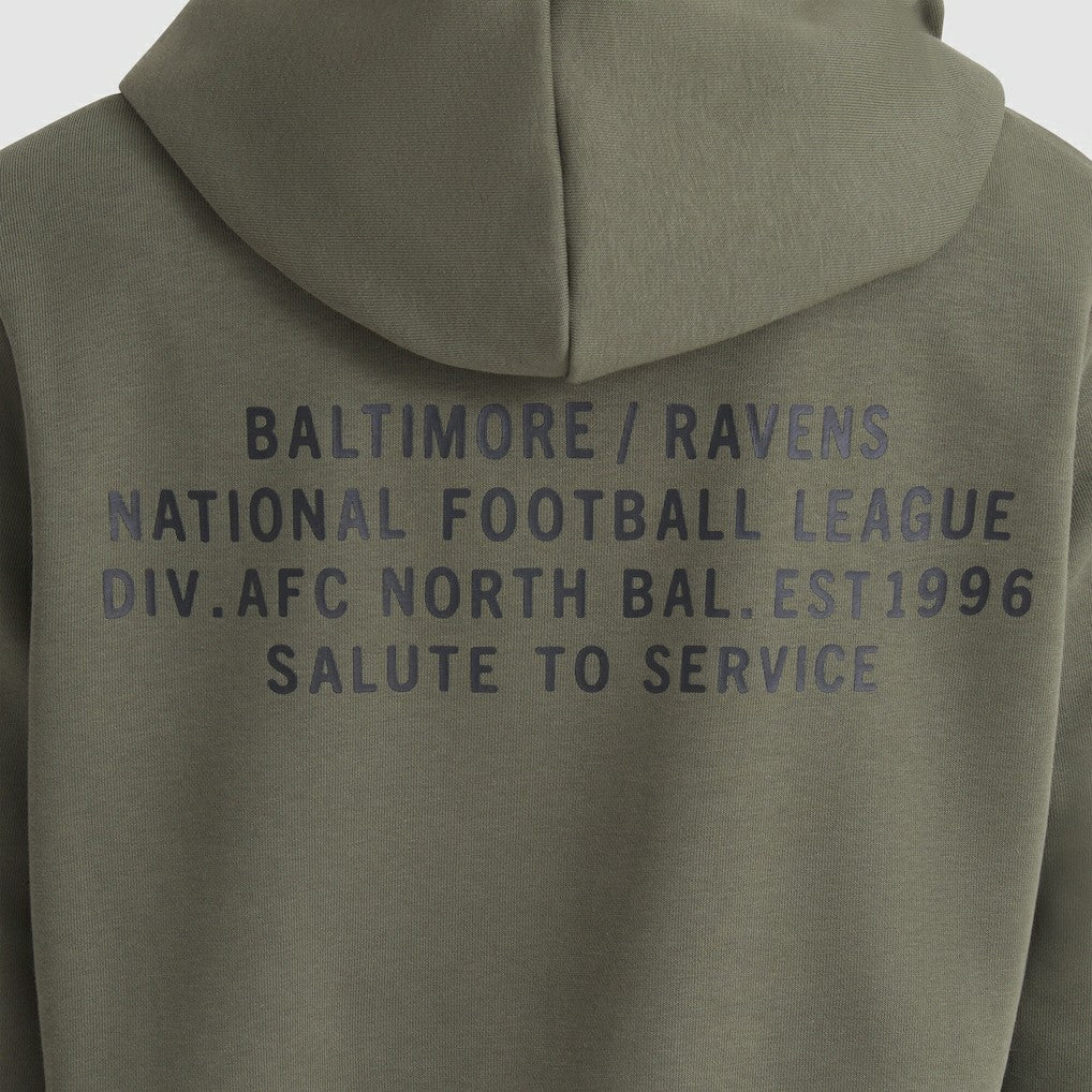 Women's 2025 Salute to Service Sideline Standard Issue Dri-FIT Hoodie - Baltimore Ravens