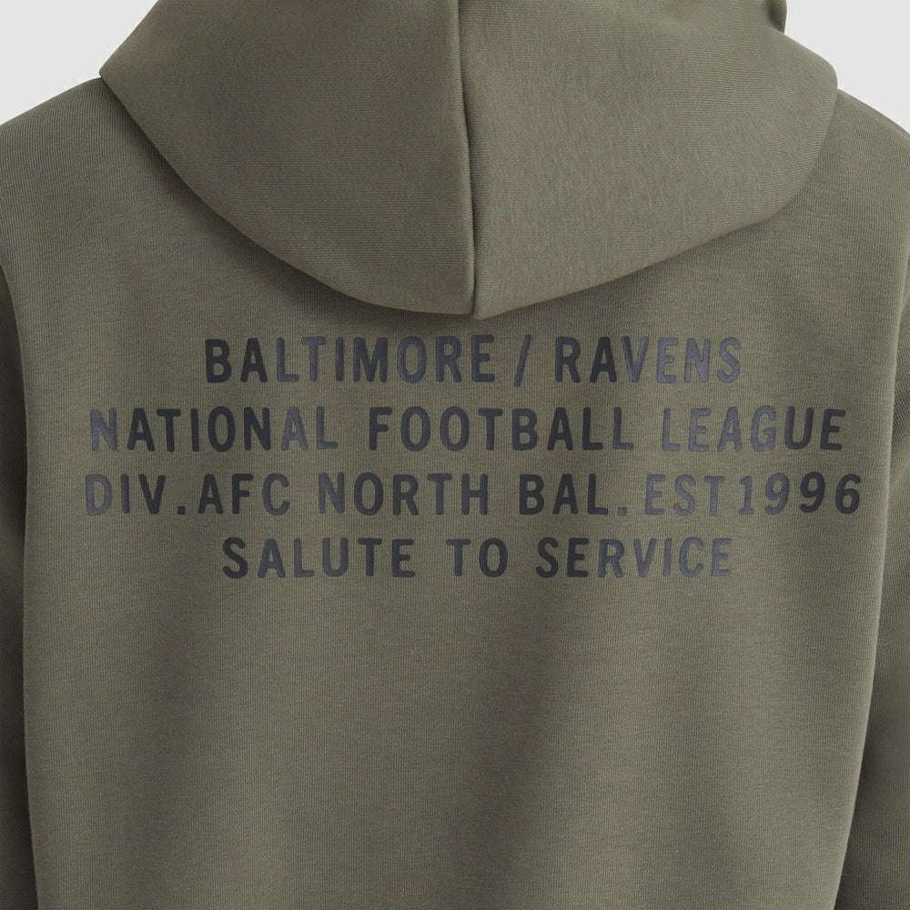 Women's 2025 Salute to Service Sideline Standard Issue Dri-FIT Hoodie - Baltimore Ravens