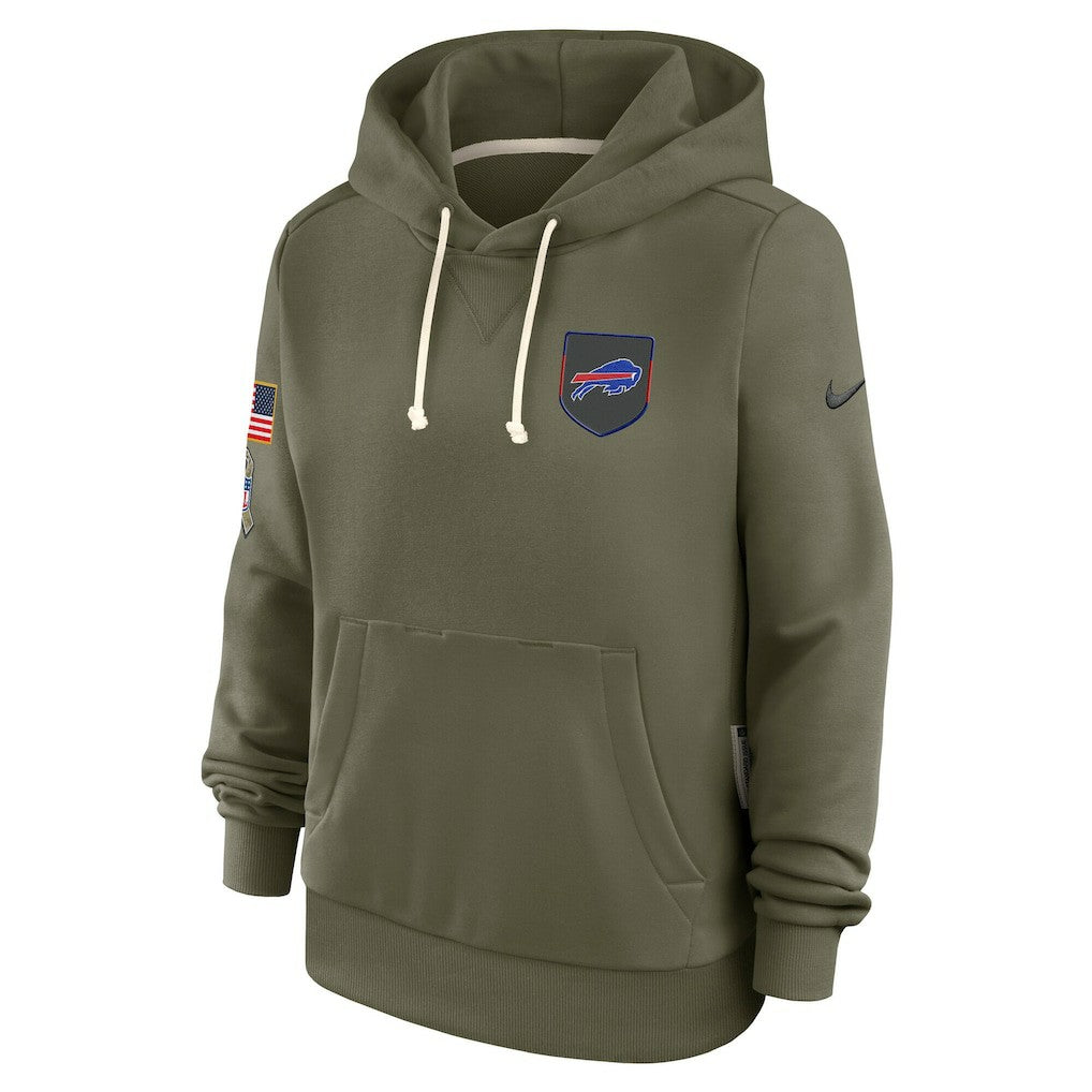 Women's 2025 Salute to Service Sideline Standard Issue Dri-FIT Hoodie - Buffalo Bills