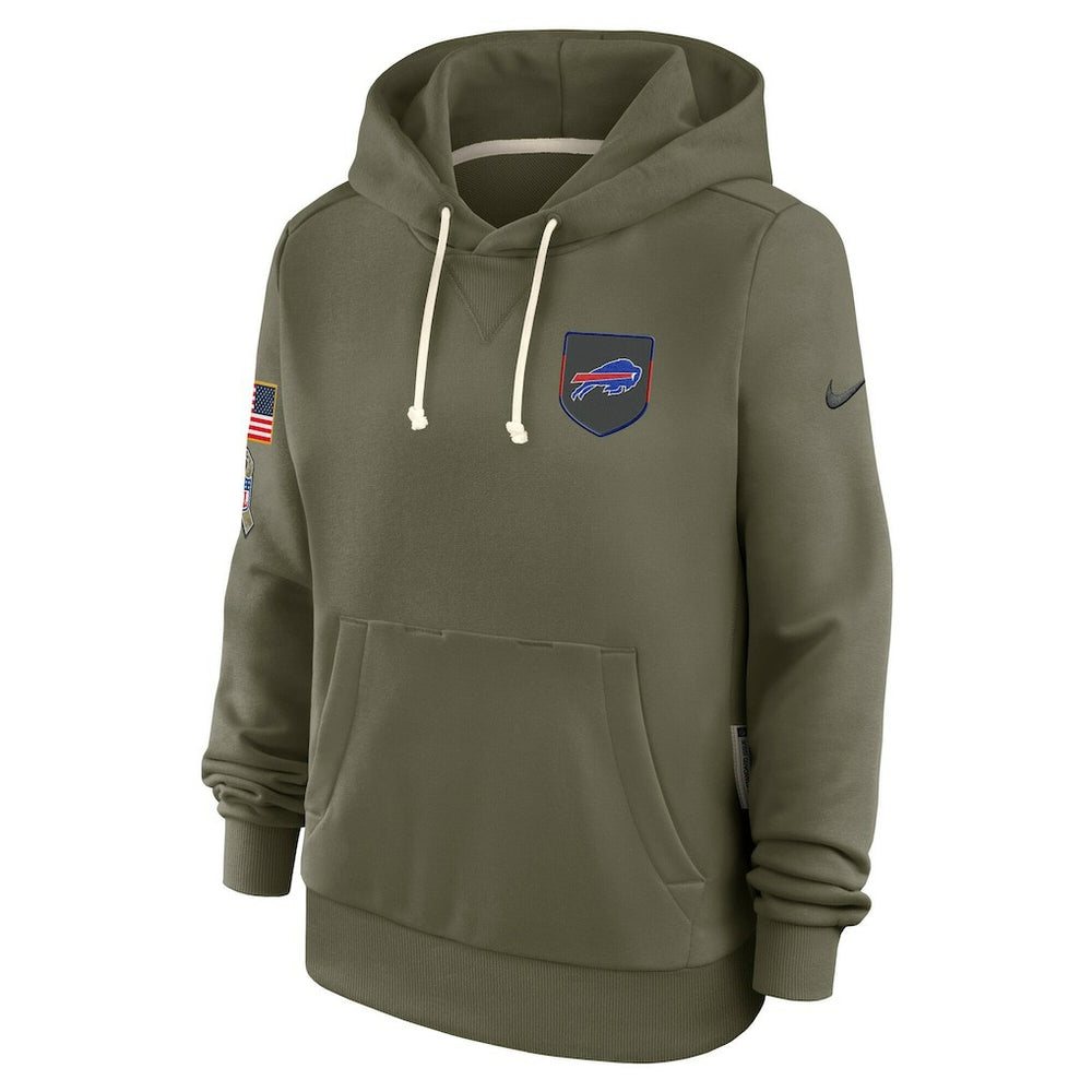 Women's 2025 Salute to Service Sideline Standard Issue Dri-FIT Hoodie - Buffalo Bills