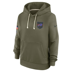 Women's 2025 Salute to Service Sideline Standard Issue Dri-FIT Hoodie - Buffalo Bills