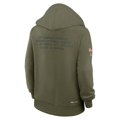 Women's 2025 Salute to Service Sideline Standard Issue Dri-FIT Hoodie - Pittsburgh Steelers