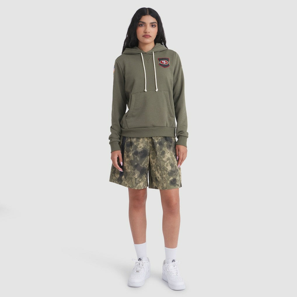 Women's 2025 Salute to Service Sideline Standard Issue Dri-FIT Hoodie - San Francisco 49ers