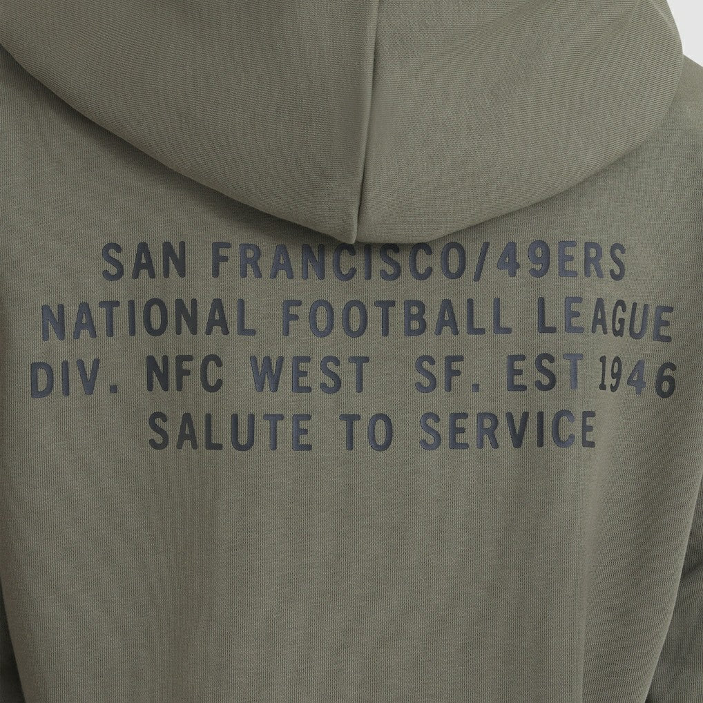 Women's 2025 Salute to Service Sideline Standard Issue Dri-FIT Hoodie - San Francisco 49ers